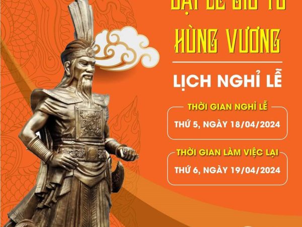 VTSC THÔNG BÁO LỊCH NGHỈ LỄ GIỔ TỔ HÙNG VƯƠNG 10/3